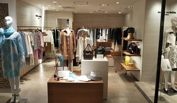 「mila schon（ミラ・ショーン）」「mila schon BLUE LABEL（ミラ・ショーン ブルーレーベル）」小田急新宿店がオープン